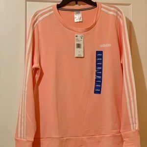ADIDAS PINK CREWNECK SWEATER NWT